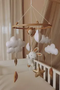 Handmade Bunny baby mobile
