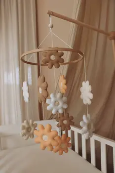 Handmade Flowers baby mobile