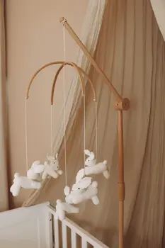 Handmade Crochet Bunny baby mobile