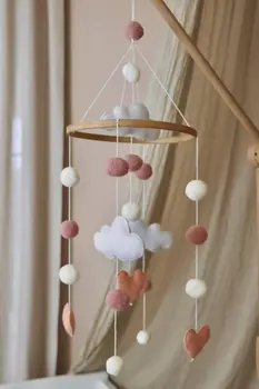 Handmade Little Hearts baby mobile