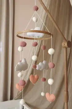 Handmade Little Hearts baby mobile
