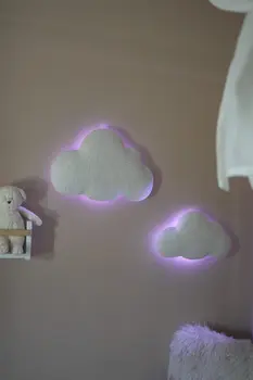 Cloud bouclé wall decor