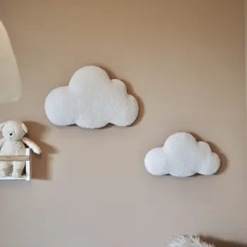 Cloud bouclé wall decor