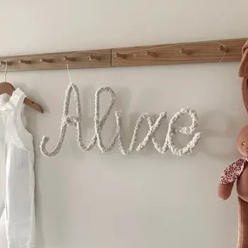 Personalised bouclé name