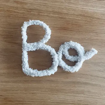 Personalised bouclé name