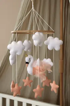 Handmade pink Swan