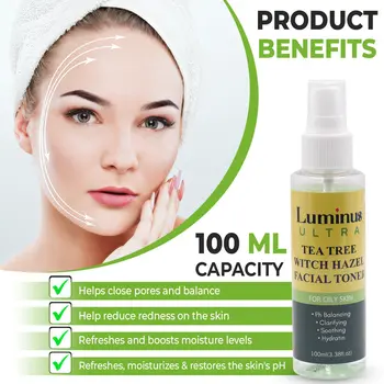 WITCH HAZEL TEA TREE FACIAL TONER