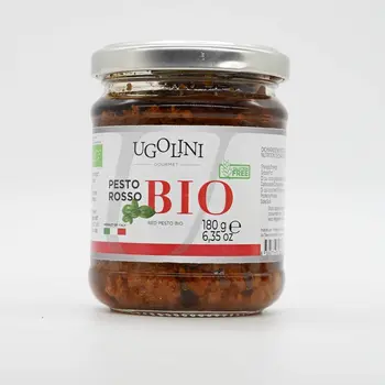 Pesto rosso bio senza glutine 180 gr