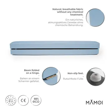 MAMOI® Schwebebalken für zuhause, Balancierbalken für kinder, Balken turnen klappbar, Turngeräte indoor, Balancieren und Turnbalken, Gymnastic bar