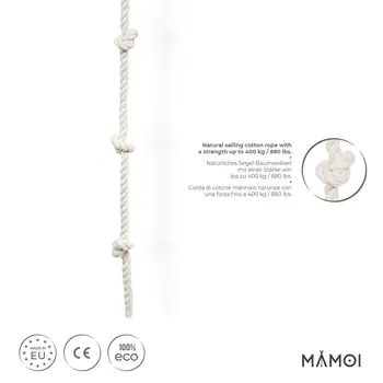 MAMOI® Kids Climbing Rope | Kids Climbing Net  | Climbing Rope Kids | Kids Rope | 100% ECO | Made in EU