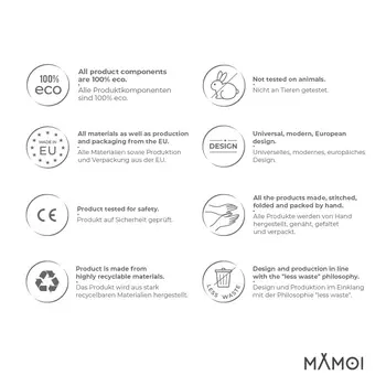 MAMOI® Softbausteine Baby | Schaumstoffbausteine Spielbausteine | Schaumspielset | Schaumspielblöcke | Schaumblöcke Kinder | Baby Spielplatz | Made in EU
