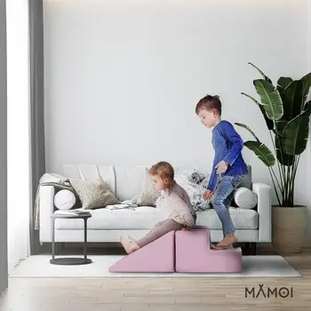 MAMOI® Softbausteine Baby | Schaumstoffbausteine Spielbausteine | Schaumspielset | Schaumspielblöcke | Schaumblöcke Kinder | Baby Spielplatz | Made in EU