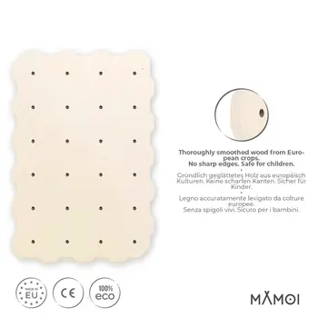MAMOI® Mur escalade pour enfant, Module d'escalade interieur pour bebe, Mur descalade sans prise, Planche escalade à partir de 3 ans