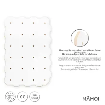 MAMOI® Climbing wall for kids, Wooden frame for toddlers, Play equipment for toddler, Indoor baby and childrens frames montessori from age 3 years old