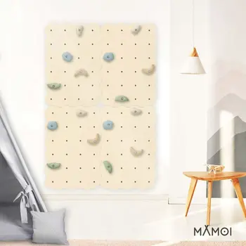 MAMOI® Prises escalade enfant | Prise d escalade 8 pièces | Prise d'escalade enfant | Prise escalade enfant exterieur | Mur escalade enfant | Mur d escalade | Fabriqué dans l’UE