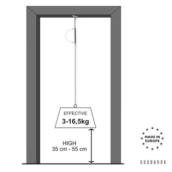 MAMOI® Babywiege Feder mit Stahl Sicherungsseil Federwiege 16,5kg Schaukel zum Schlafen | Natürliche Seil mit Karabiner | 100% ECO | Made in EU