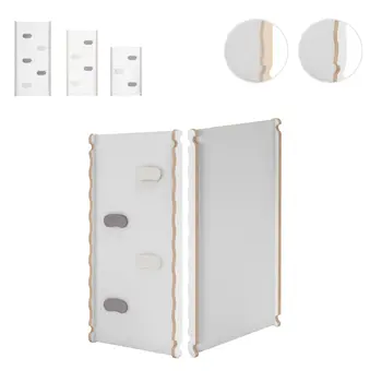 MAMOI® Rutsche Indoor, Rutschbrett für Klettergerüst, Kinderrutsche aus Holz für Kletterdreieck und Kletterbogen, Holzrutsche für Baby ab 1 jahr und 2/3 jahre, montessori