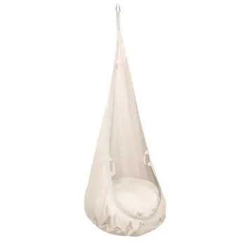 MAMOI® Hängesessel für kinder, Schaukel für kinderzimmer, Hängehöhle, Hängeschaukel, Sensory swing, Schaukeltuch indoor, Hängesack, Tuchschaukel, Babyschaukel, Hängetuch