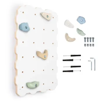 MAMOI® Mur escalade pour enfant, Module d'escalade interieur pour bebe, Mur descalade avec prises escalade, Planche escalade à partir de 3 ans