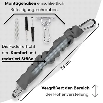 MAMOI® Hammock, Baby Hängematte, Federwiege Baby, Federwiege, Baby Federwiege, Hängewiege Baby, Federwippe, Federwiege für ein Baby, Wiege, Hängewiege für ein Baby, Hängematte, Made in EU