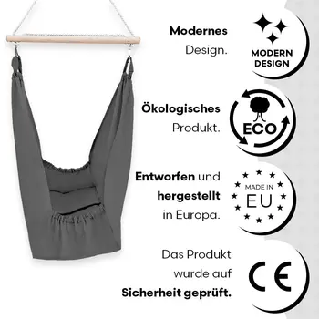 MAMOI® Hammock, Baby Hängematte, Federwiege Baby, Federwiege, Baby Federwiege, Hängewiege Baby, Federwippe, Federwiege für ein Baby, Wiege, Hängewiege für ein Baby, Hängematte, Made in EU