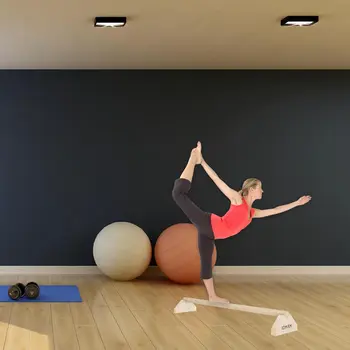 MAMOI 100 cm poutre d'équilibre, pierres d'équilibre, balance beam, poutre d'équilibre, pierres d'équilibre pour enfants et adultes.