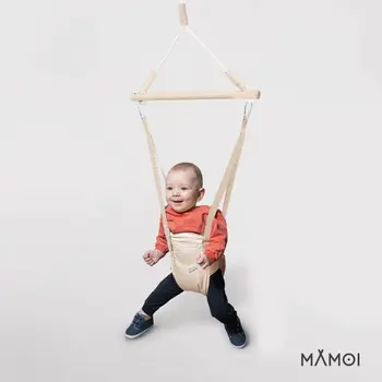 MAMOI® Türhopser baby ab 6 monate, Hopser baby jumper bouncer, Babyschaukel für türrahmen, Schaukel indoor, Türschaukel, Hüpfer, Kinderschaukel, Tür hopper, Babyhopser Swing