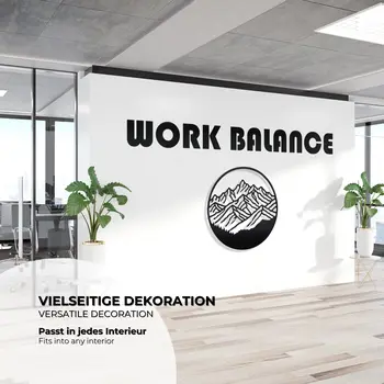 MOE UHANE 3D Wanddekoration schwarz, HDF Wandbild, moderner Akzent für Wohnzimmer Büro Schlafzimmer, minimalistischer Stil, Design-Deko für Innenräume, Geschenk, 100 % ECO, Made in EU