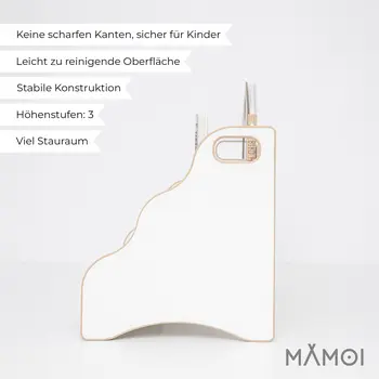 MAMOI® Personalisierte bücherregal mit namen für kinder, Bücherkiste für kinderzimmer, Book shelf, Buchregal, Wandregal kinderregal, Kinderbücherregal aus holz, Kindermöbel für kind montessori