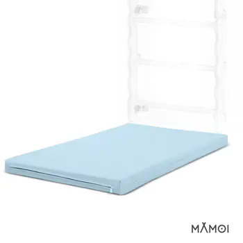 MAMOI® Baby gymnastics and play mat blue, Floor matt for baby gym, Activity soft playmats for toddlers and kids, Toddler playmat, Play mats from birth -6 months