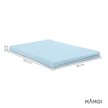 MAMOI® Baby gymnastics and play mat blue, Floor matt for baby gym, Activity soft playmats for toddlers and kids, Toddler playmat, Play mats from birth -6 months