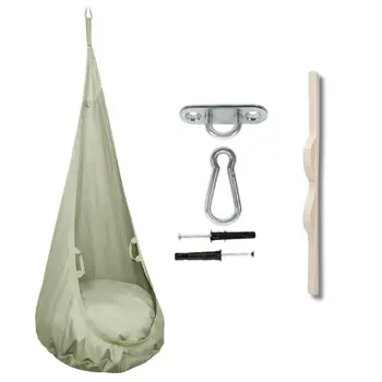 MAMOI® Swing hanging chair, Indoor hammock, Sensory swing seat for bedroom for kids, Child door swinging nest for autism, Garden egg swings for children