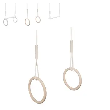 MAMOI® Trapeze bar baby swing, Indoor gymnastic rings, Monkey bars gorilla gym, Gymnastics pull up equipment for kids, Olympic rings and swings for calisthenics