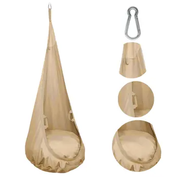 MAMOI® Hängesessel für kinder, Schaukel für kinderzimmer, Hängehöhle, Hängeschaukel, Sensory swing, Schaukeltuch indoor, Hängesack, Tuchschaukel, Babyschaukel, Hängetuch