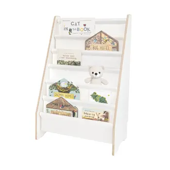 MAMOI® Bookshelf for children, kids book rack, children’s book stand, bookshelf for nursery, storage shelf for books, kids book organizer, 100% ECO, Made in EU