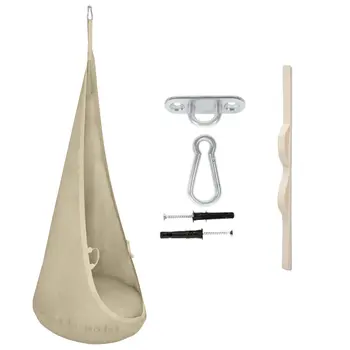 MAMOI® Swing hanging chair, Indoor hammock, Sensory swing seat for bedroom for kids, Child door swinging nest for autism, Garden egg swings for children
