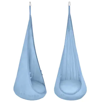 MAMOI® Cocon hamac pour enfant, Fauteuil suspendu pour bebe, Balançoire thérapeutique de coton, Balancoire sensorielle interieur, Jeu sensoriel autisme