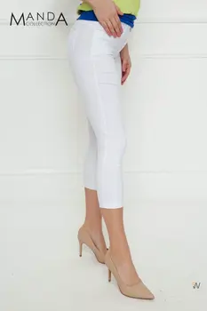 White fishing pants