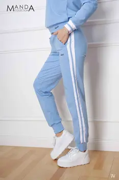 Light blue sweatpants