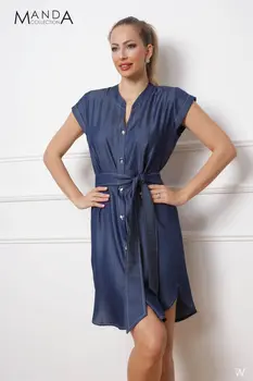 Denim dress