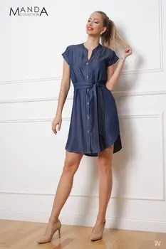 Denim dress