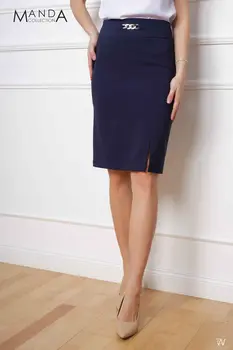 Dark blue skirt