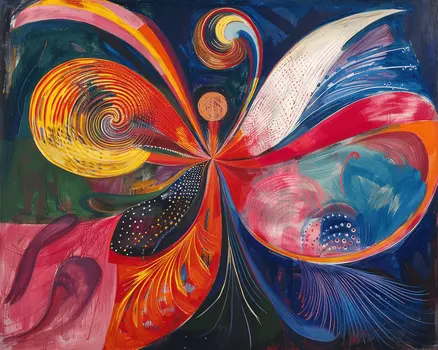 Abstract Angel 5"x7" Art Print
