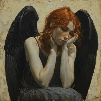 The Dark Angel 8”x8” Art Print