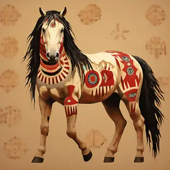 Painted Pony 8”x8” Art Print