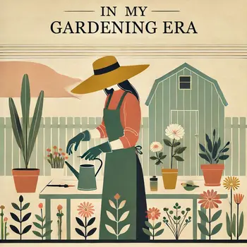 In My Gardening Era Art Print