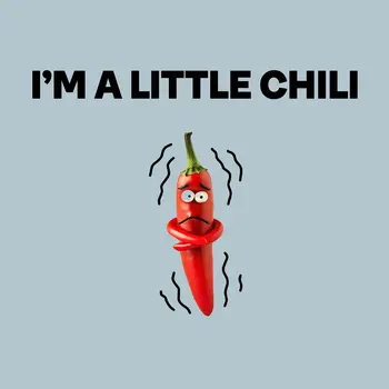"I'm a Little Chili" 8"x8" Art Print