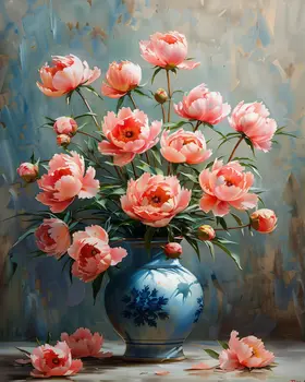 Bouquet of Peonies Print 8”x10” Art Print