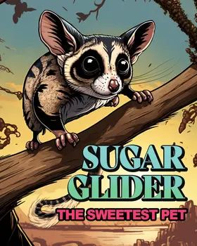 Sugar Glider the Sweetest Pet 8”x10” Art Print