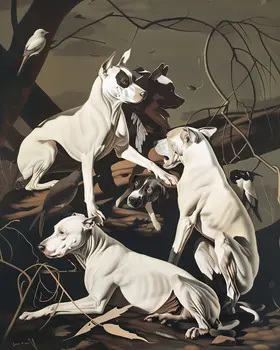 Pit Bull Beauty Art Print